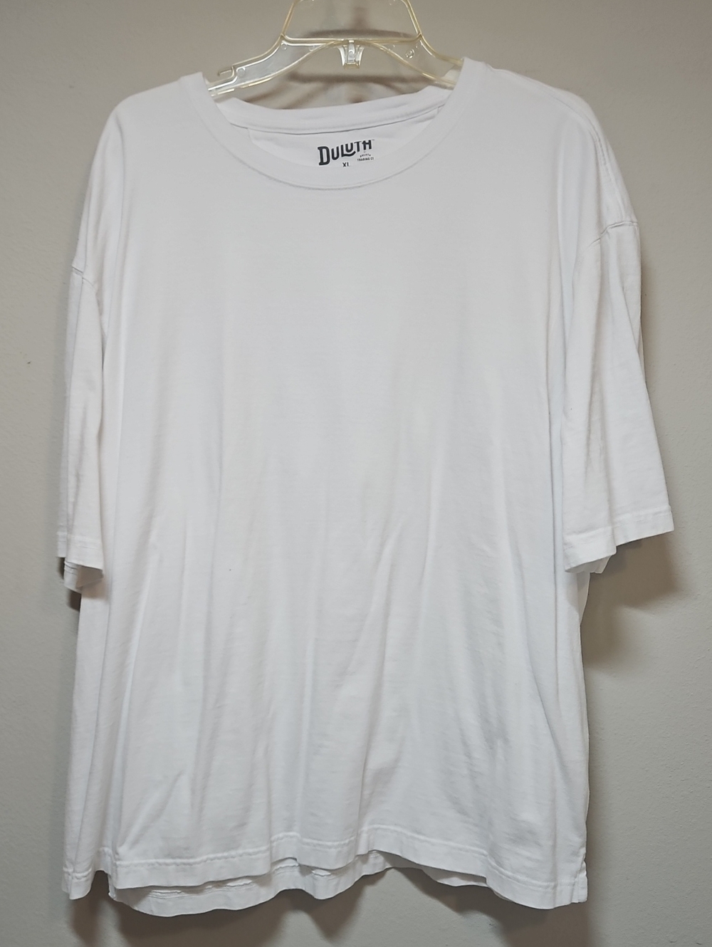 Duluth Trading Co XL White Short Sleeve Crew T-Shirt